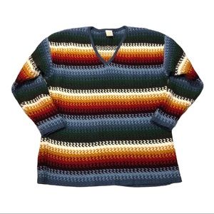 Vintage Ugly Colorful Sweater SZ Large